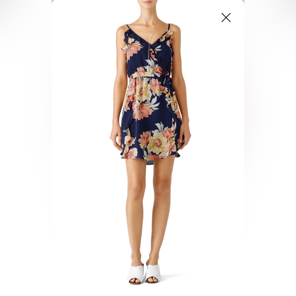 Joie Floral Foxglove Dress